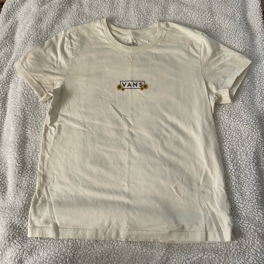 Vans Sunflower Shirt with front and back design (M)